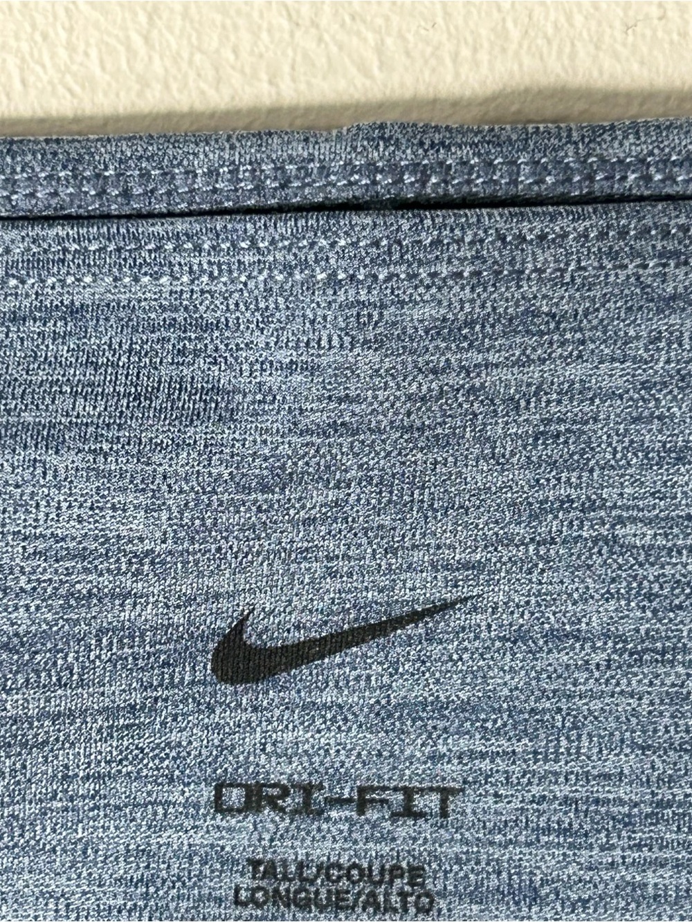 New Nike One Leggings Womens XXL Tall Blue Stretch Activewear Tight Training - Picture 12 of 13